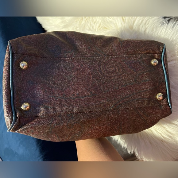 Authentic Etro Boston Bag Paisley Print - Picture 8 of 16
